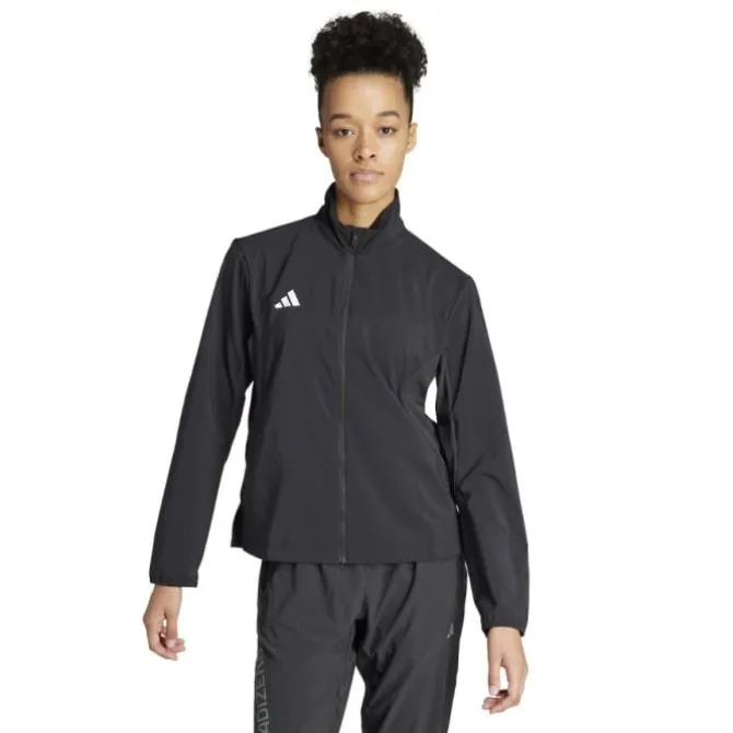 adidas Laufjacken>Adizero E Jacket Schwarz