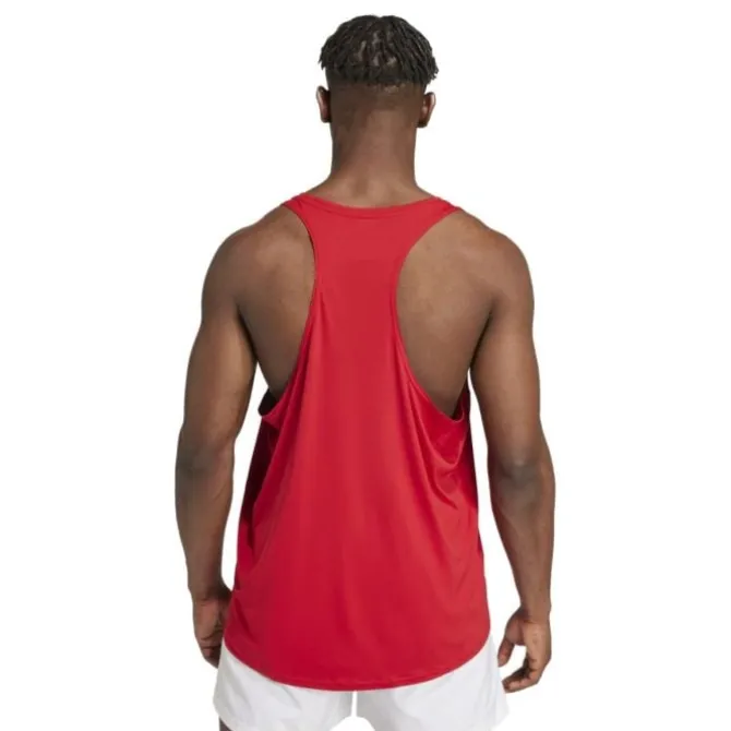 adidas Laufshirts>Adizero E Singlet Rot