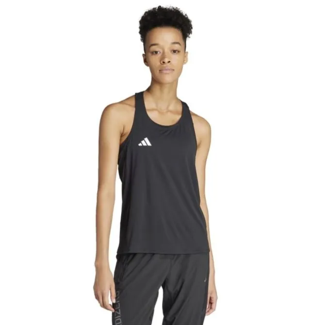 adidas Laufshirts>Adizero Tank Schwarz