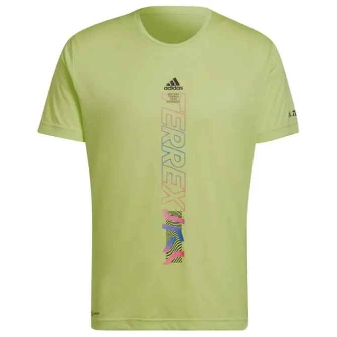 adidas Laufshirts>Agravic Shirt Grün