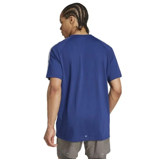 adidas Laufshirts>Own The Run E 3S T-shirt Blau