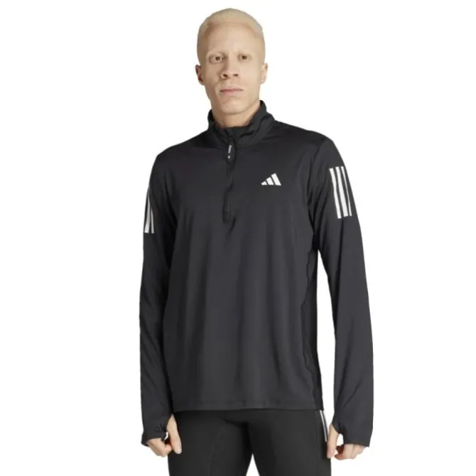 adidas Laufshirts>Own The Run Half-Zip Running Jacket Schwarz