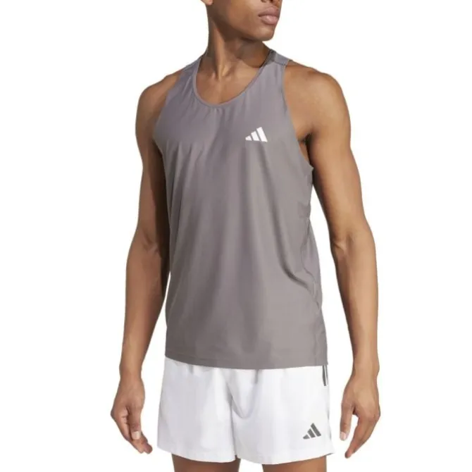 adidas Laufshirts>Own The Run Tank Grau