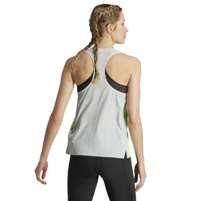 adidas Laufshirts>Promo Tank Blau