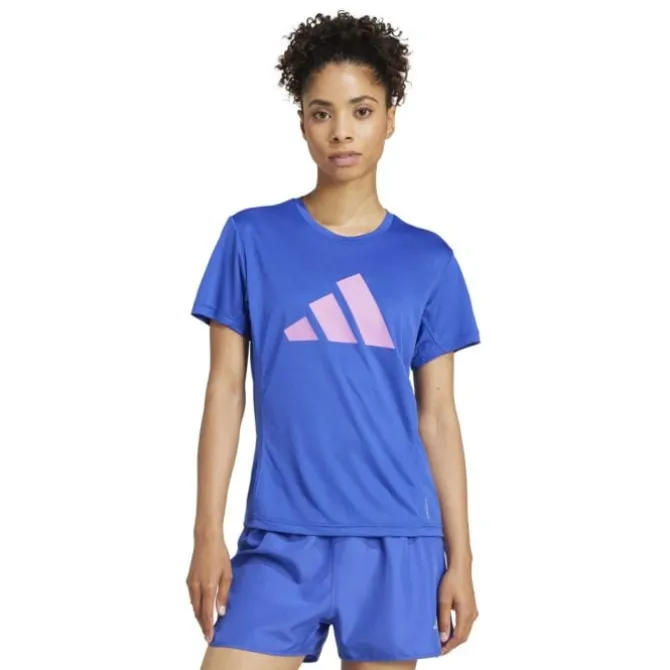 adidas Laufshirts>Run It Tee Violett