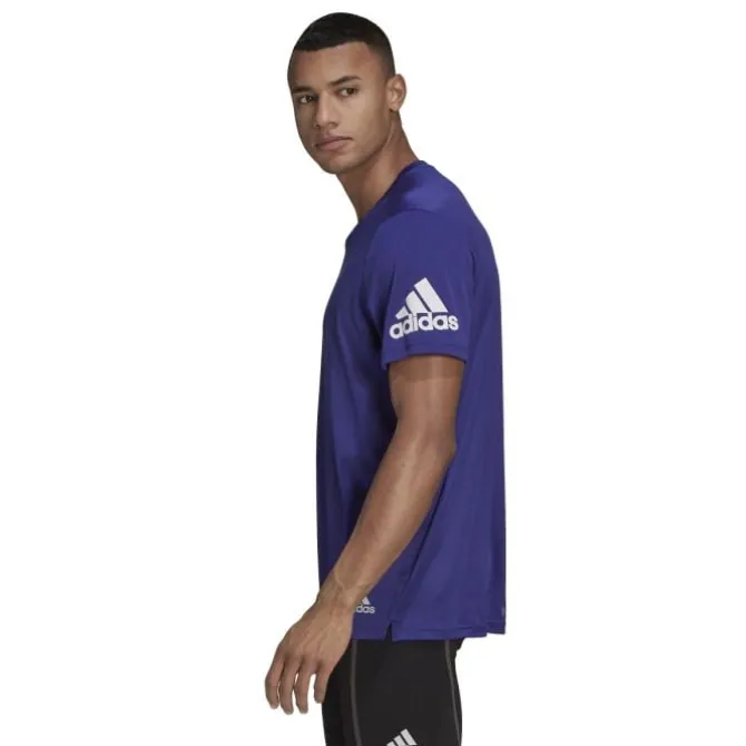 adidas Laufshirts>Run It Tee Violett