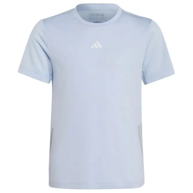 adidas T-shirts>Run 3S Tee Blau