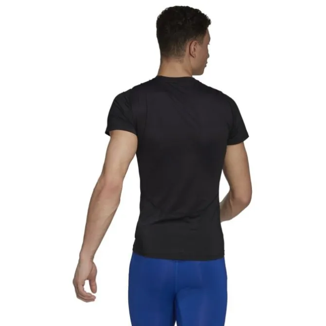 adidas Laufshirts>Tech Fit Tee Schwarz