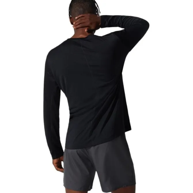 Asics Laufshirts>Core LS Tee Schwarz