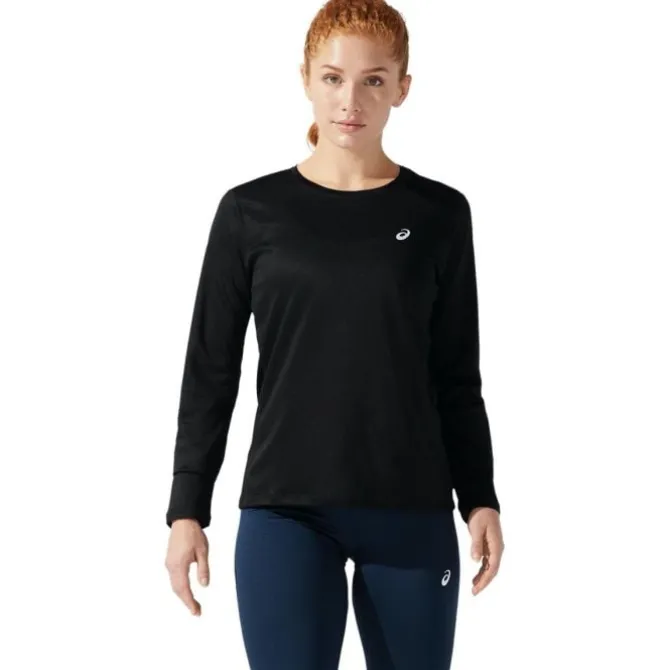 Asics Laufshirts>Core LS Top Schwarz