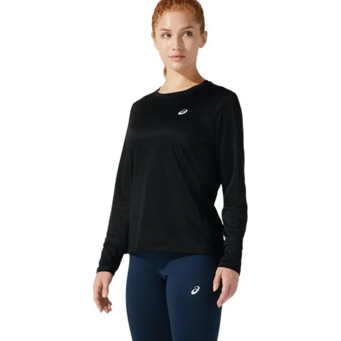 Asics Laufshirts>Core LS Top Schwarz