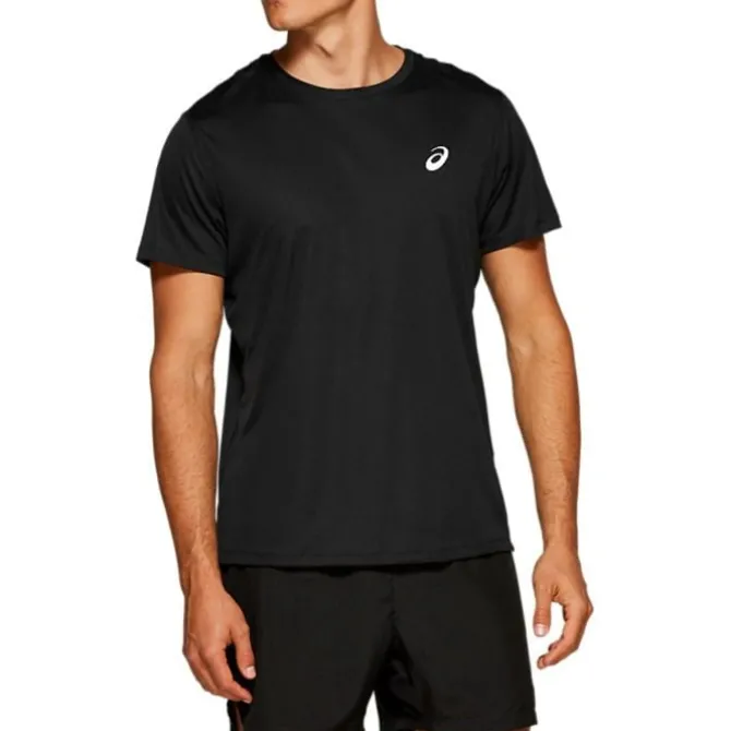 Asics Laufshirts>Core SS Top Schwarz