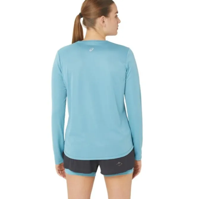 Asics Laufshirts>FujiTrail Logo LS Top Blau