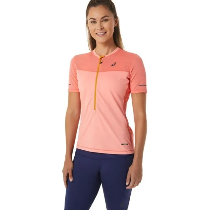 Asics Laufshirts>Fujitrail SS Top Orange