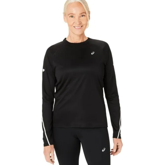 Asics Laufshirts>Road Lite-Show LS Top Schwarz