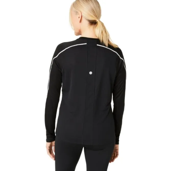 Asics Laufshirts>Road Lite-Show LS Top Schwarz