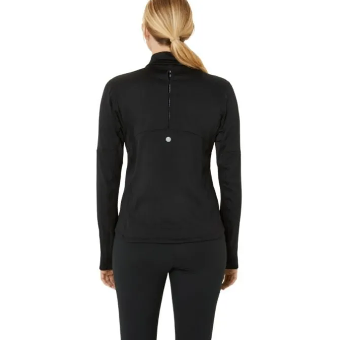 Asics Laufshirts>Road Winter 1/2 Zip Midlayer Schwarz