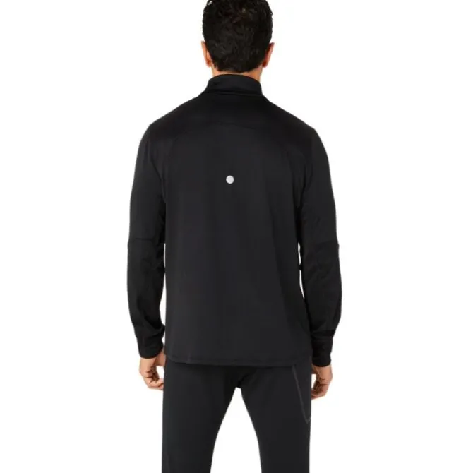 Asics Laufshirts>Road Winter 1/2 Zip Top Schwarz