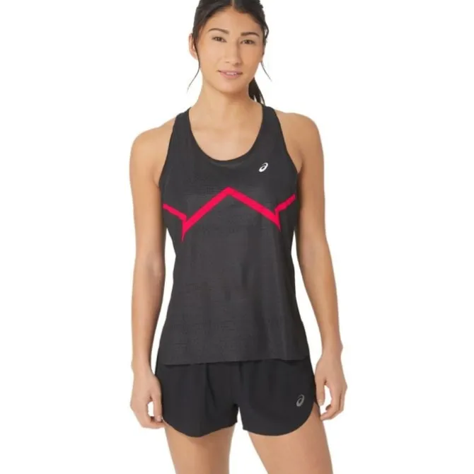 Asics Laufshirts>Ventilate Actibreeze Graphic Tank Schwarz