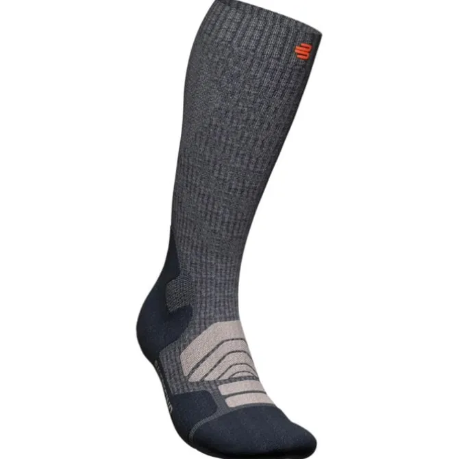 Bauerfeind Socken & Strümpfe | Laufsocken>Outdoor Merino Compression Socks High Cut Grau