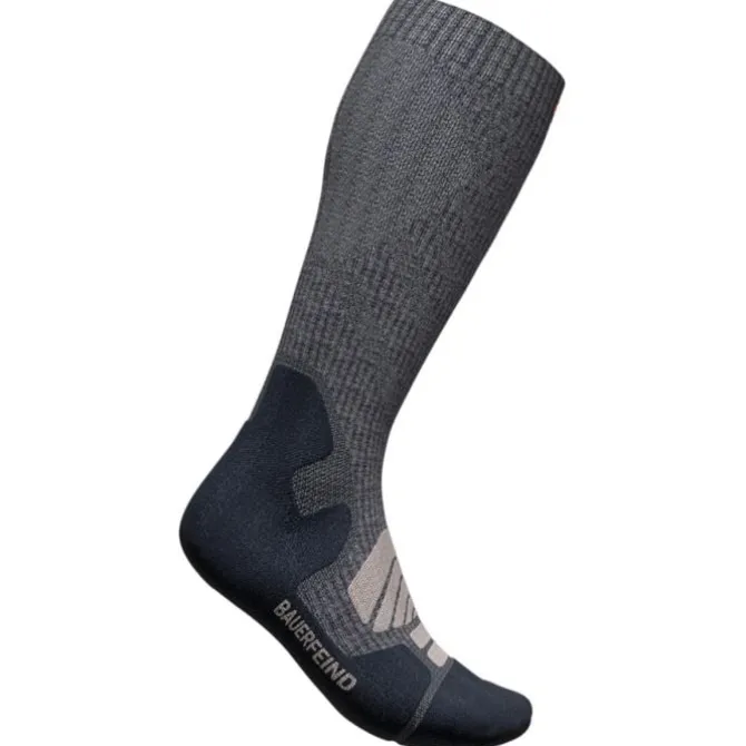 Bauerfeind Socken & Strümpfe | Laufsocken>Outdoor Merino Compression Socks High Cut Grau