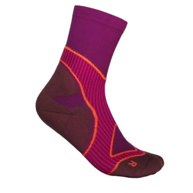 Bauerfeind Socken & Strümpfe | Laufsocken>Run Performance Socks Mid Cut Rot-violett