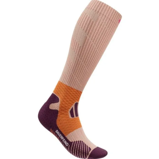 Bauerfeind Socken & Strümpfe | Laufsocken>Trail Run Compression Socks High Cut Orange