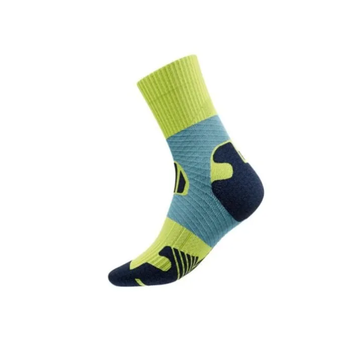 Bauerfeind Socken & Strümpfe | Laufsocken>Trail Run Compression Socks Mid Cut Blau