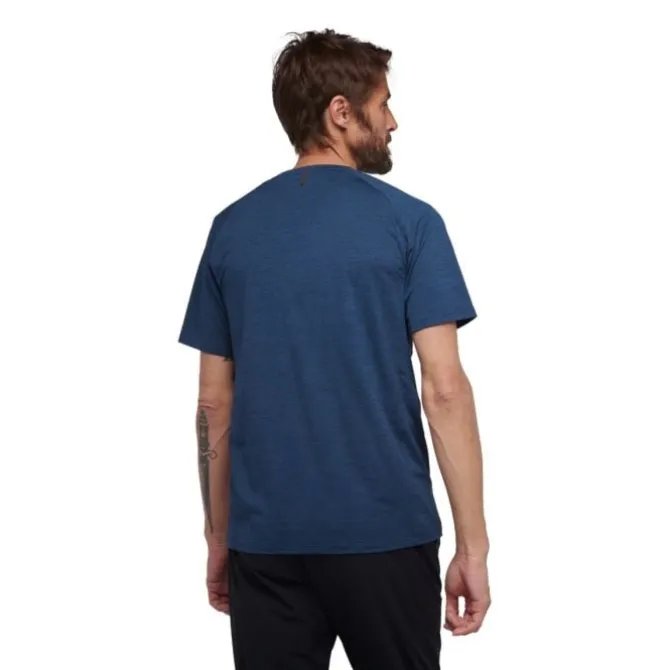 Black Diamond Laufshirts>Lightwire Short Sleeve Tech Tee Blau