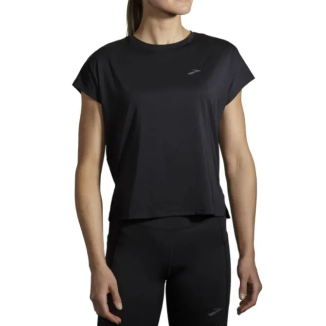 Brooks Laufshirts>Sprint Free Short Sleeve Schwarz