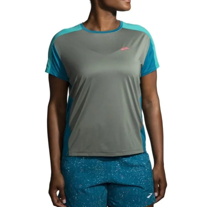 Brooks Laufshirts>Sprint Free Short Sleeve 2.0 Blau