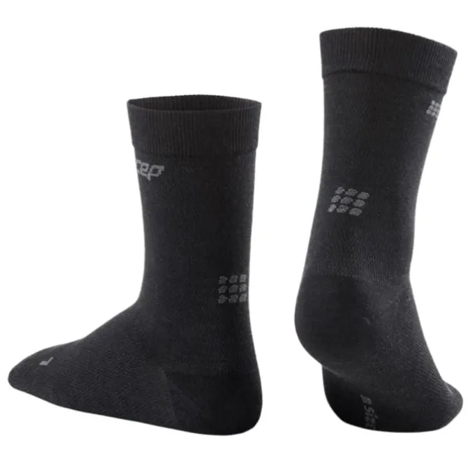 CEP Socken & Strümpfe | Laufsocken>Allday Recovery Compression Mid-Cut Socks Schwarz