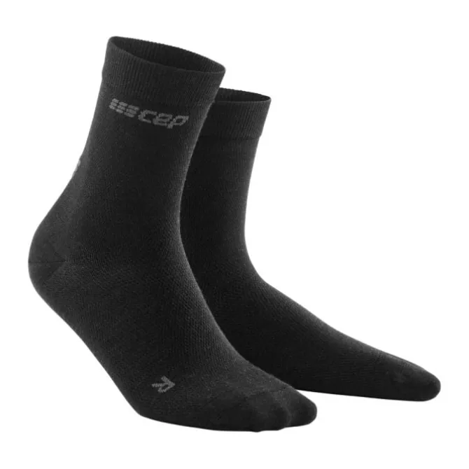 CEP Socken & Strümpfe | Laufsocken>Allday Recovery Mid Cut Sock Schwarz