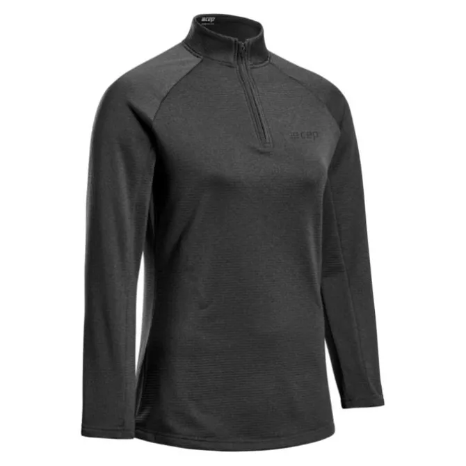 CEP Laufshirts>Cold Weather Zip LS Shirt Schwarz