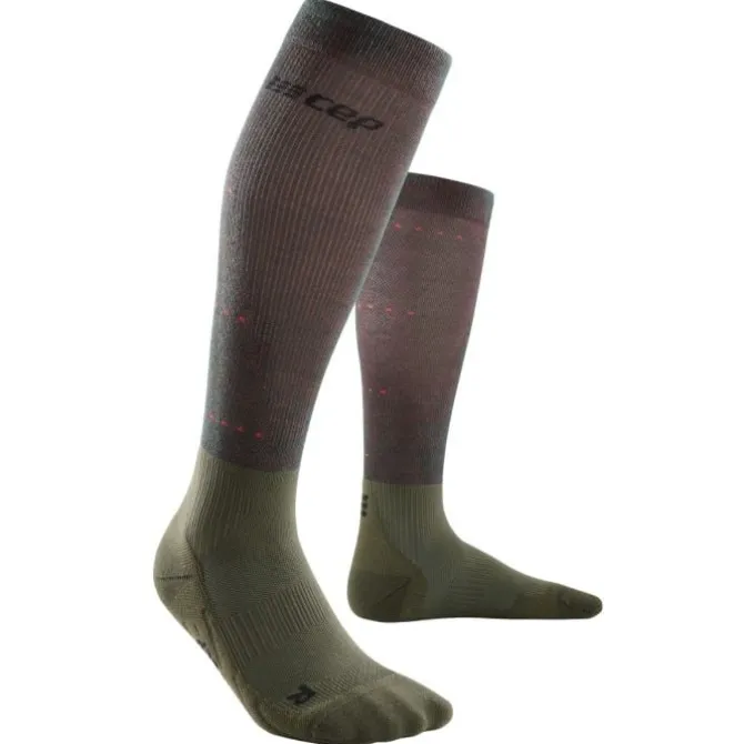 CEP Socken & Strümpfe | Laufsocken>Intrared Recovery Compression socks Rot