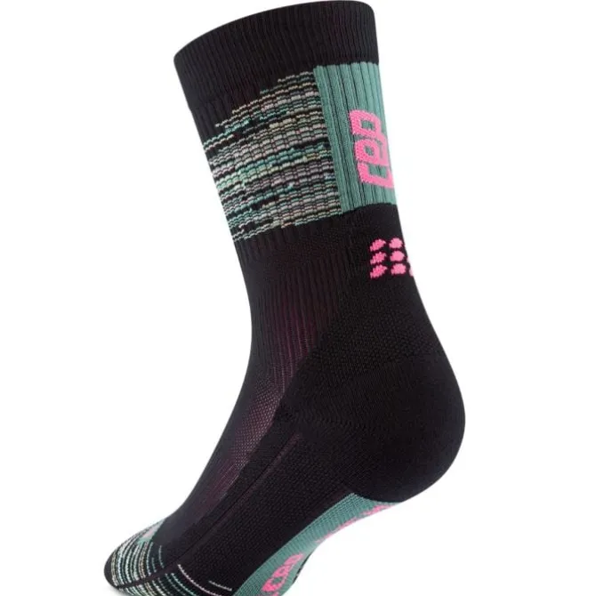 CEP Socken & Strümpfe | Laufsocken>Paris Vibes 80's Mid Cut Sock Schwarz