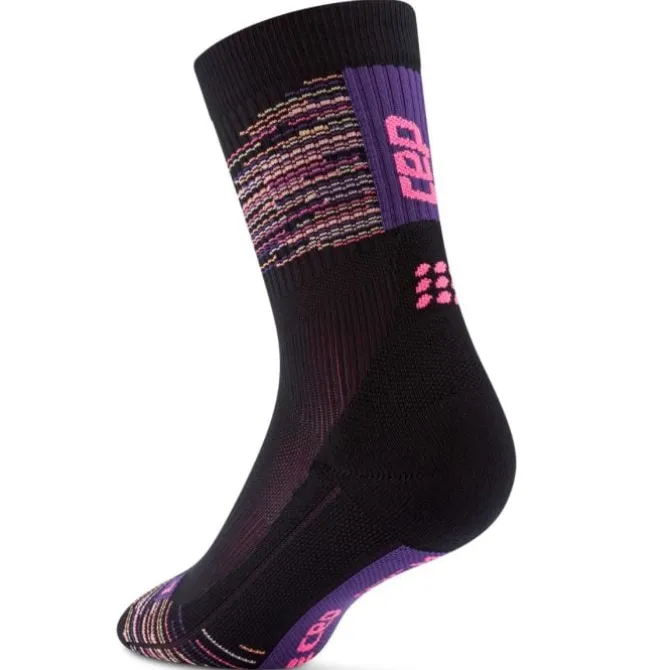 CEP Socken & Strümpfe | Laufsocken>Paris Vibes 80's Mid Cut Sock Schwarz