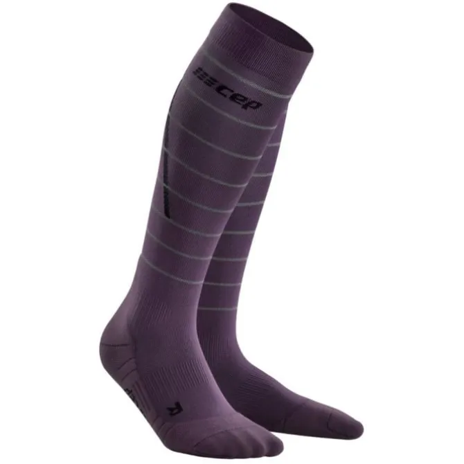 CEP Socken & Strümpfe | Laufsocken>Reflective Compression Socks Violett