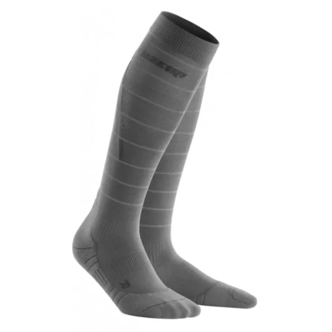 CEP Socken & Strümpfe | Laufsocken>Reflective Compression Socks Grau