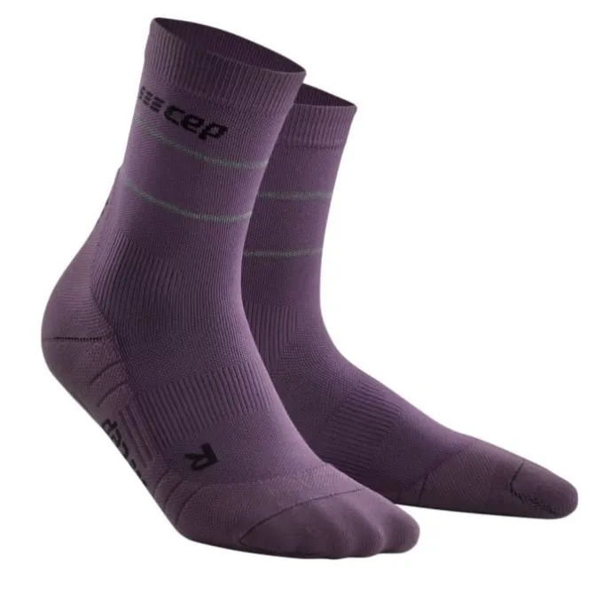 CEP Socken & Strümpfe | Laufsocken>Reflective Mid-Cut Socks Violett