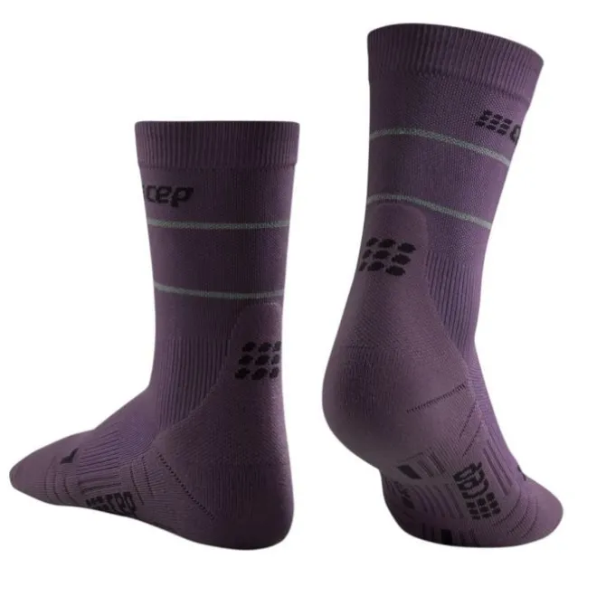 CEP Socken & Strümpfe | Laufsocken>Reflective Mid-Cut Socks Violett