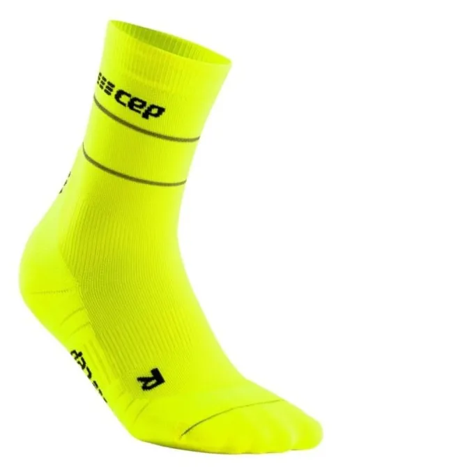 CEP Socken & Strümpfe | Laufsocken>Reflective Mid-Cut Socks Gelb