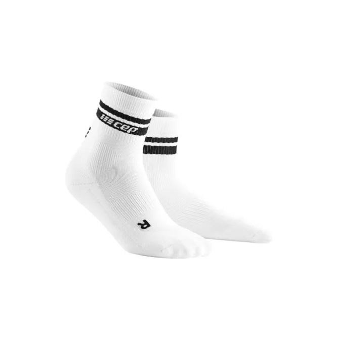 CEP Socken & Strümpfe | Laufsocken>80's Compression Mid Cut Sock Weiß