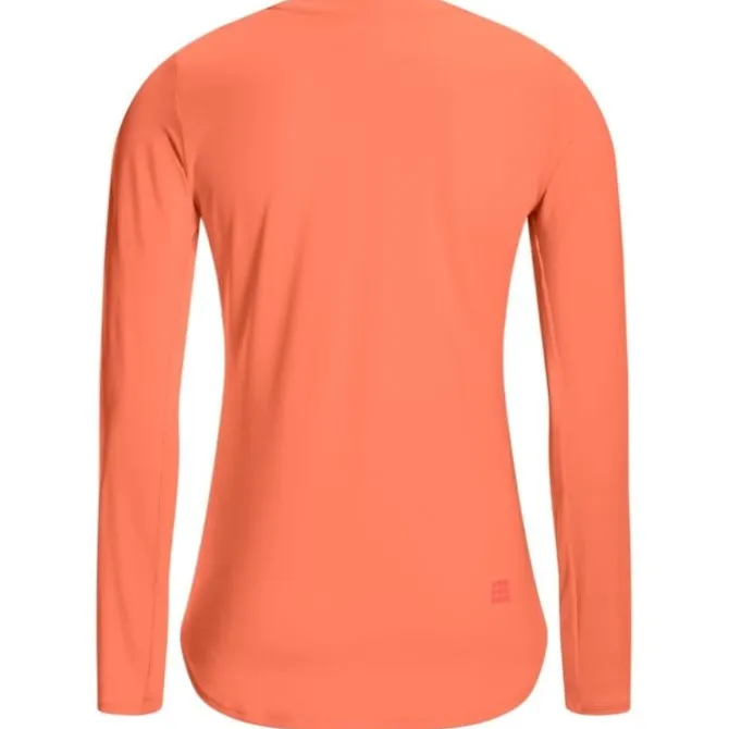 CEP Laufshirts>The Run Shirt Round Neck Long Sleeve Orange