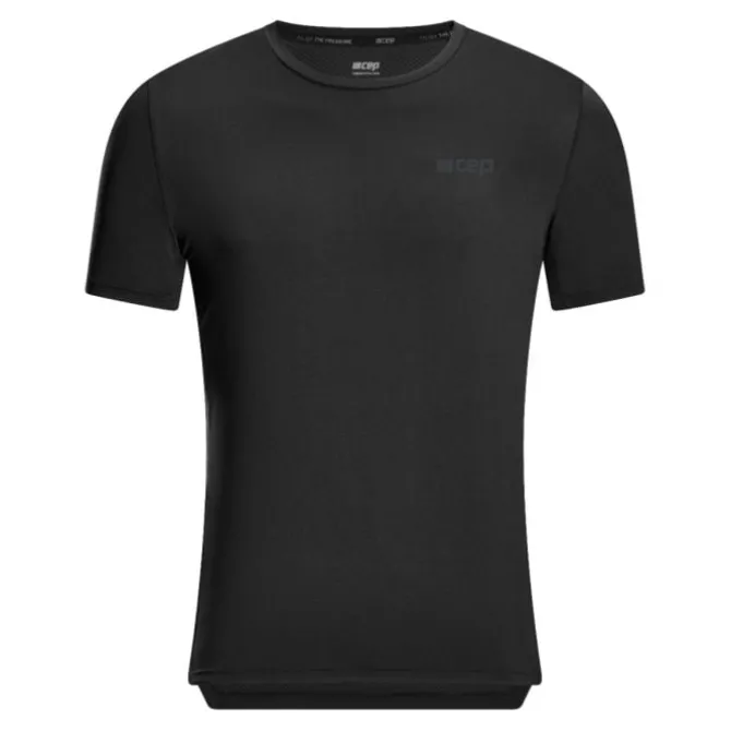 CEP Laufshirts>The Run Shirt Round Neck Short Sleeve Schwarz