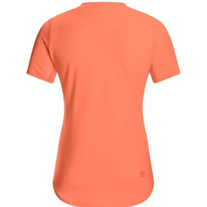 CEP Laufshirts>The Run Shirt Round Neck Short Sleeve Orange