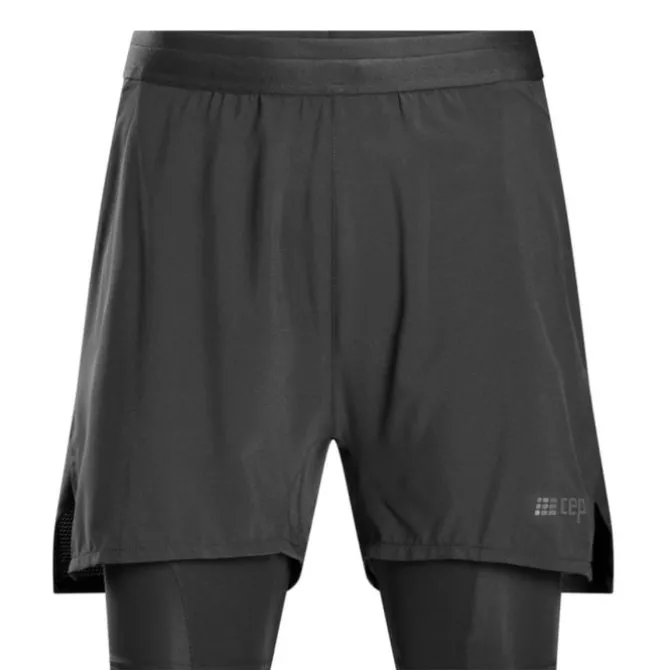 CEP Laufshorts>The Run Shorts 2in1 Schwarz