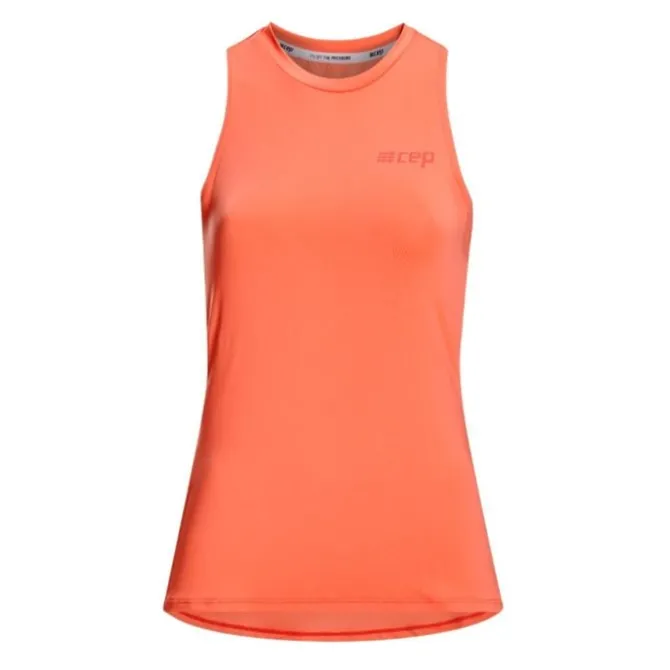 CEP Laufshirts>The Run Tank Top Round Neck Orange