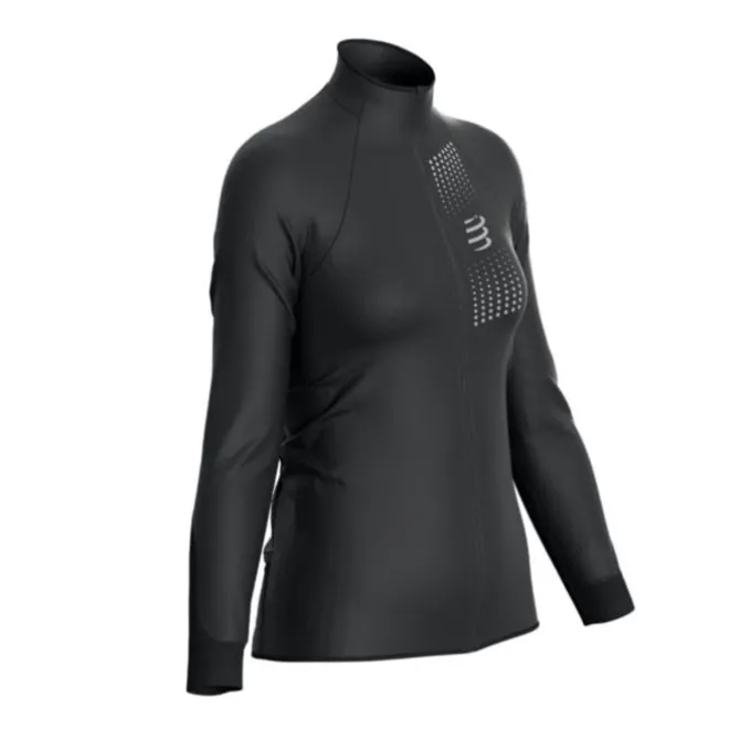 Compressport Laufjacken>Hurricane Windproof Jacket Schwarz