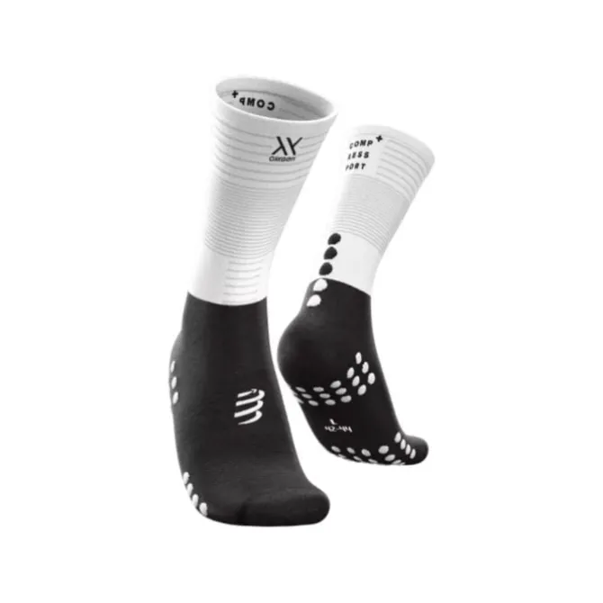 Compressport Socken & Strümpfe | Laufsocken>Mid Compression Socks Weiß